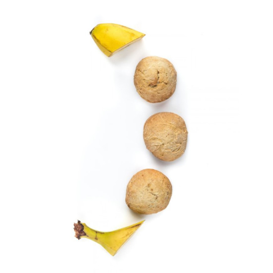 Biscuiți cu banane și pepite de ciocolată Prospero: doar ingrediente naturale