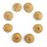 Biscuiți cu migdale, lămâie și mac Prospero: doar ingrediente naturale